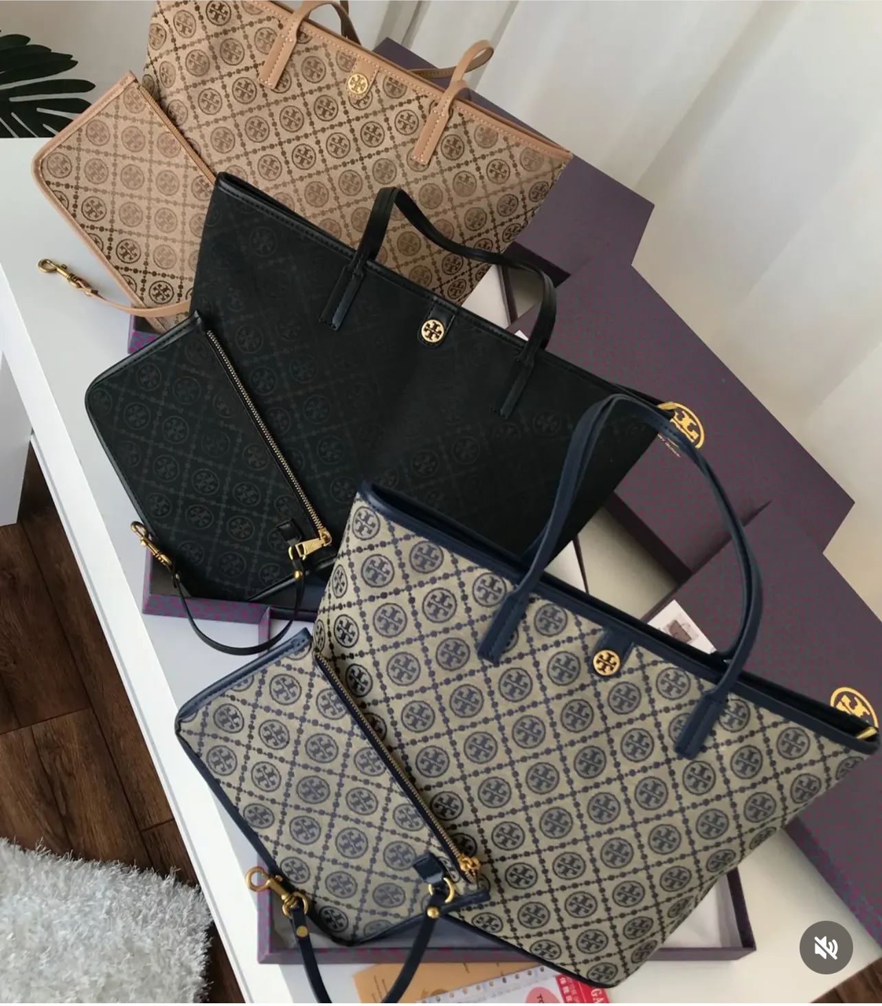 Fashion Brand To-ry Bur-ch Tote Bag for Women