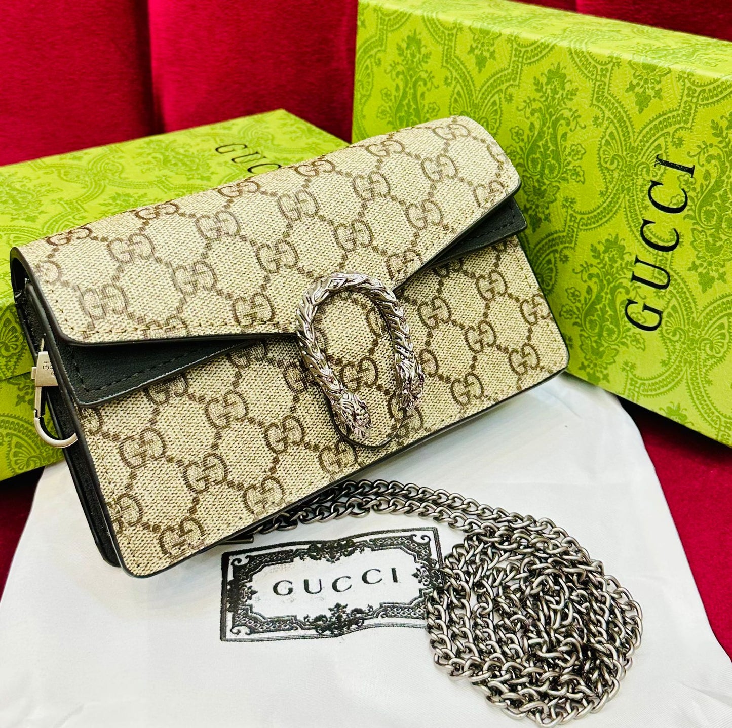 Gucci GC Dionysus Mini Bag Black 2