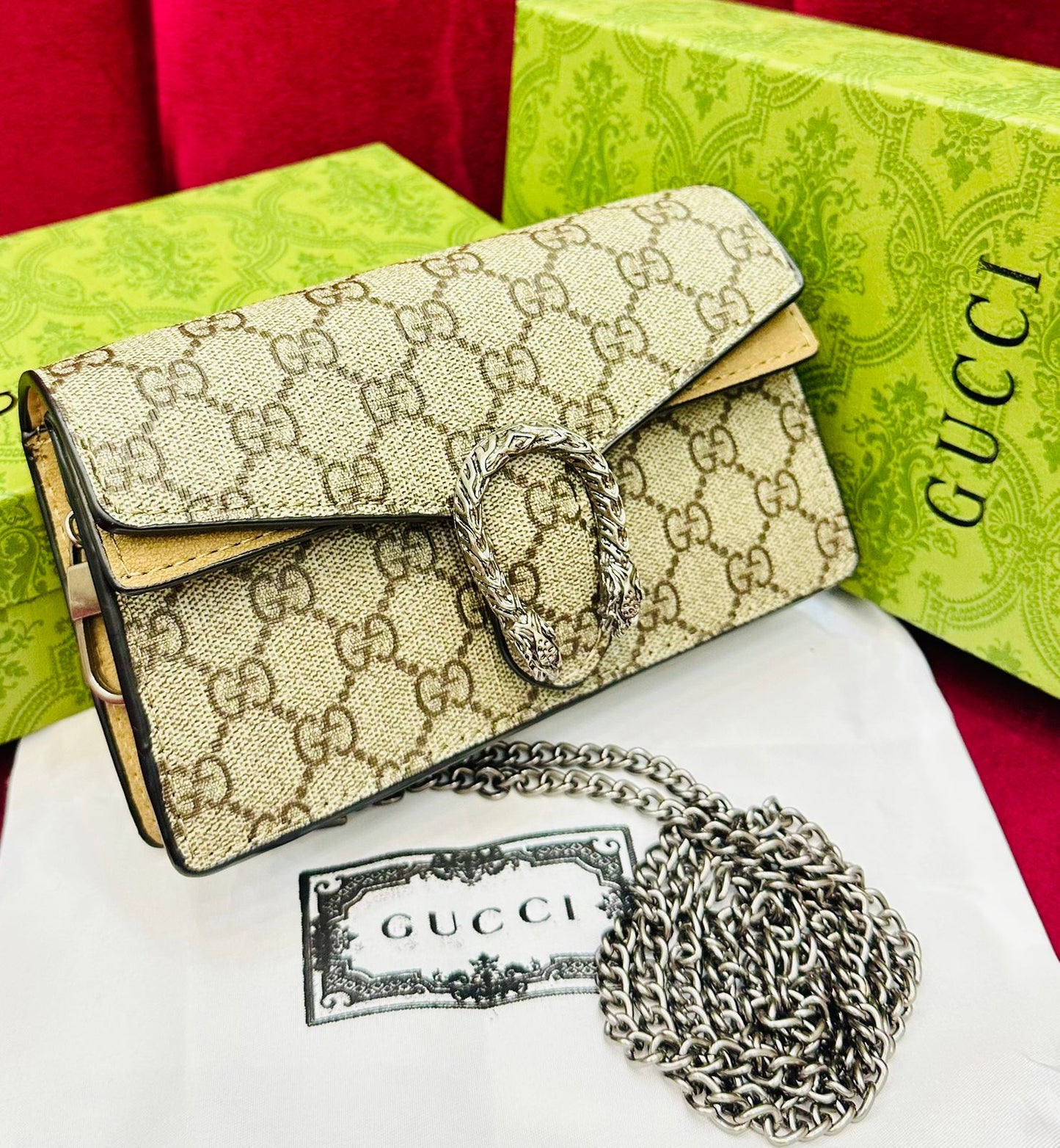 Gucci GC Dionysus Mini Bag Beige