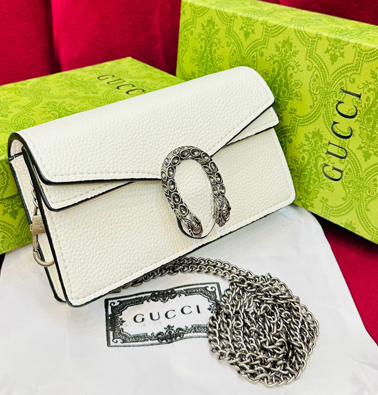 Gucci GC Dionysus Mini Bag White