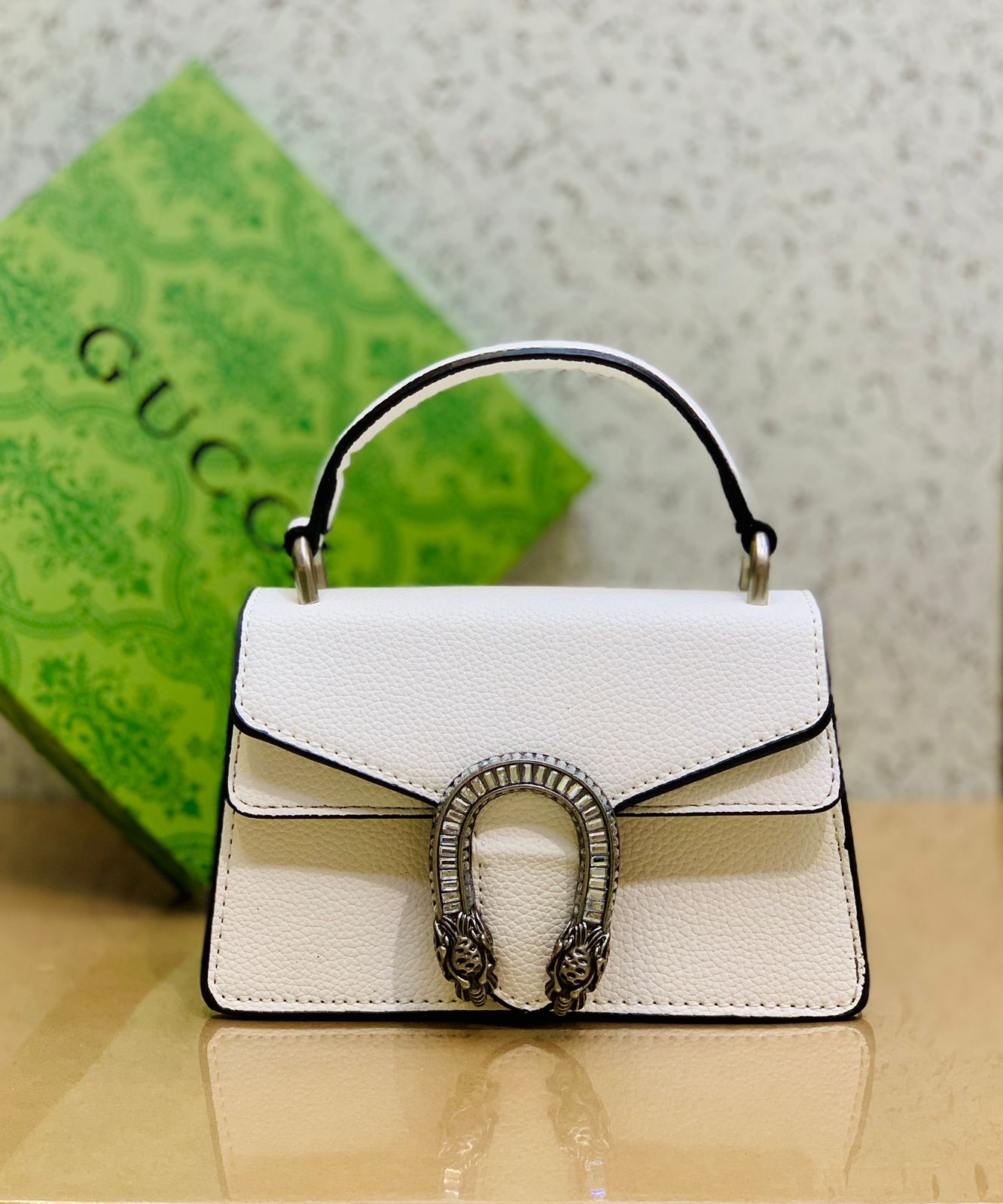 Gucci GG Dionysus Mini Bag White