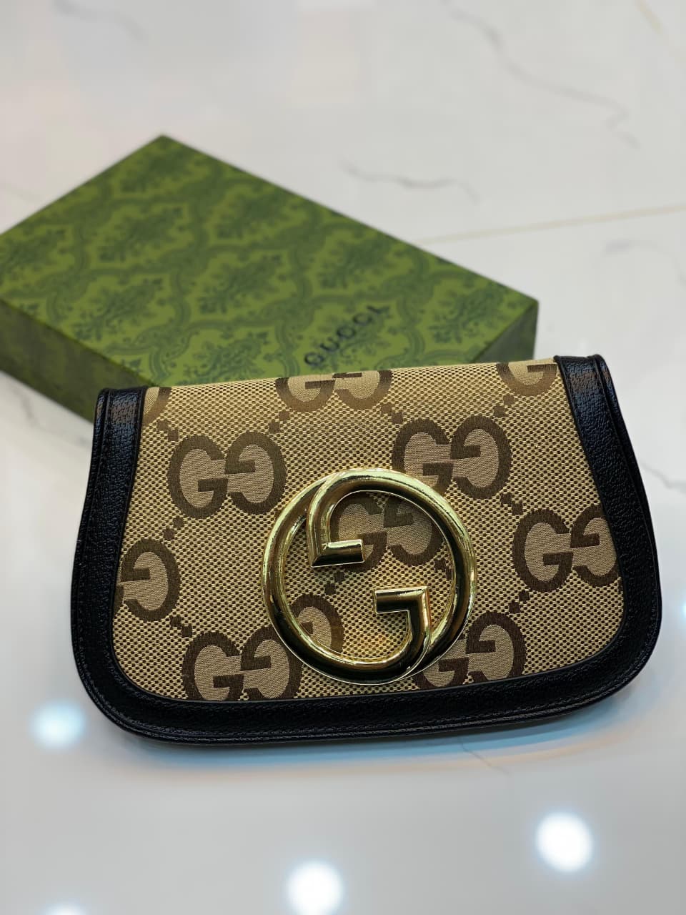 Gucci GC New Blondie Leader Shoulder Bag Black 2