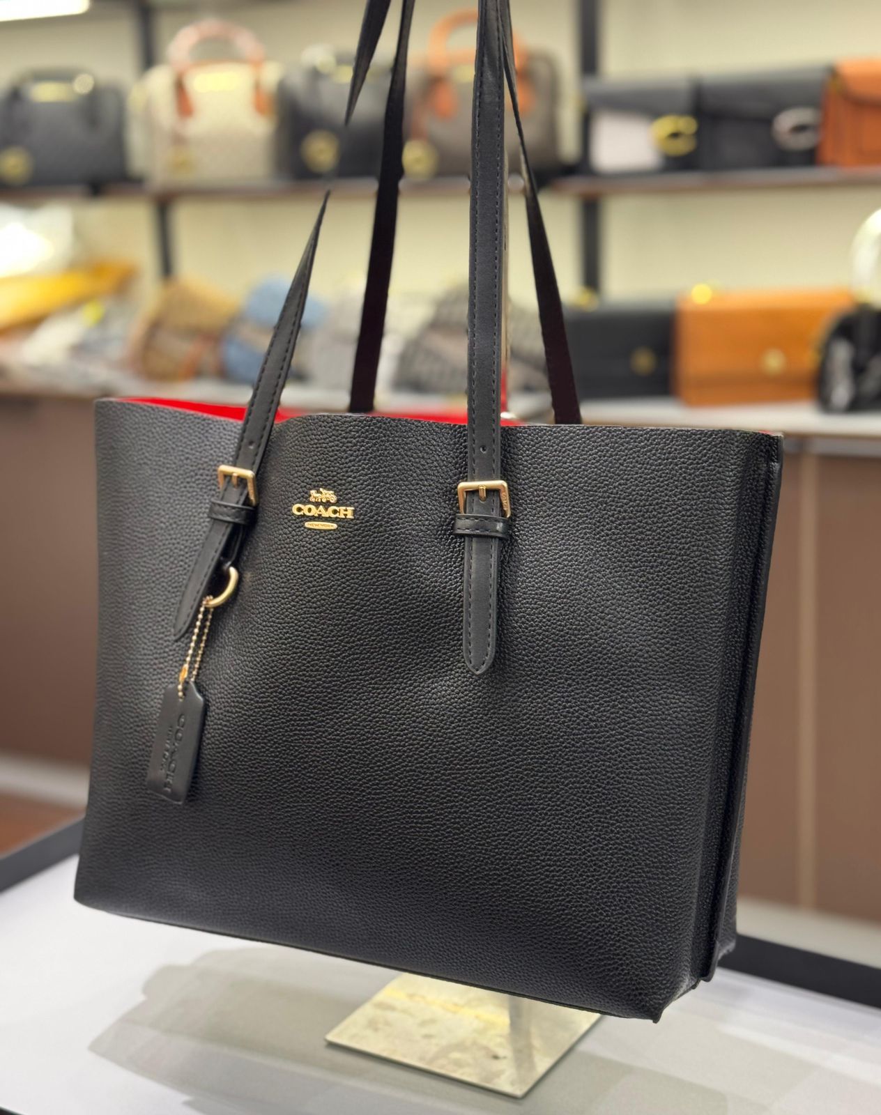 Luxury Brand Co-ach Mollie Tote bag for Women