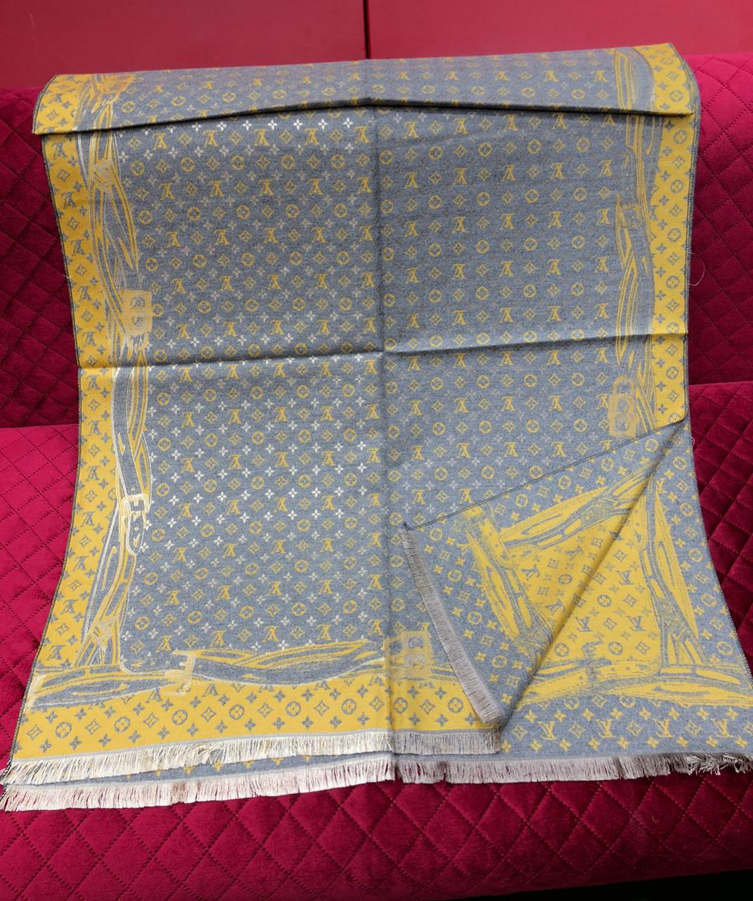 L V (8 Designs) Pashmina Shawl for Men and Women