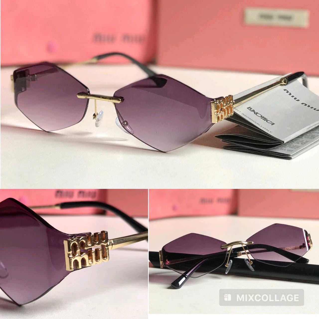 Fashion Brand Mi-u Mi-u Sunglasses for Women