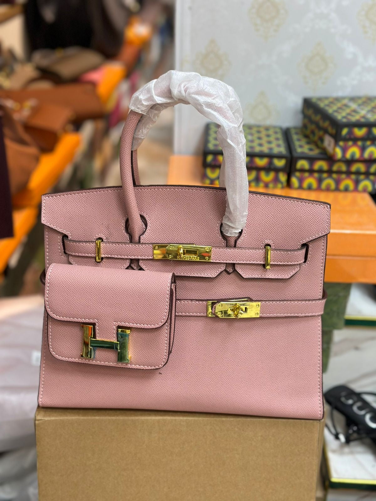 Premium Quality Her-mean Birkin with wallet Handbag for Women