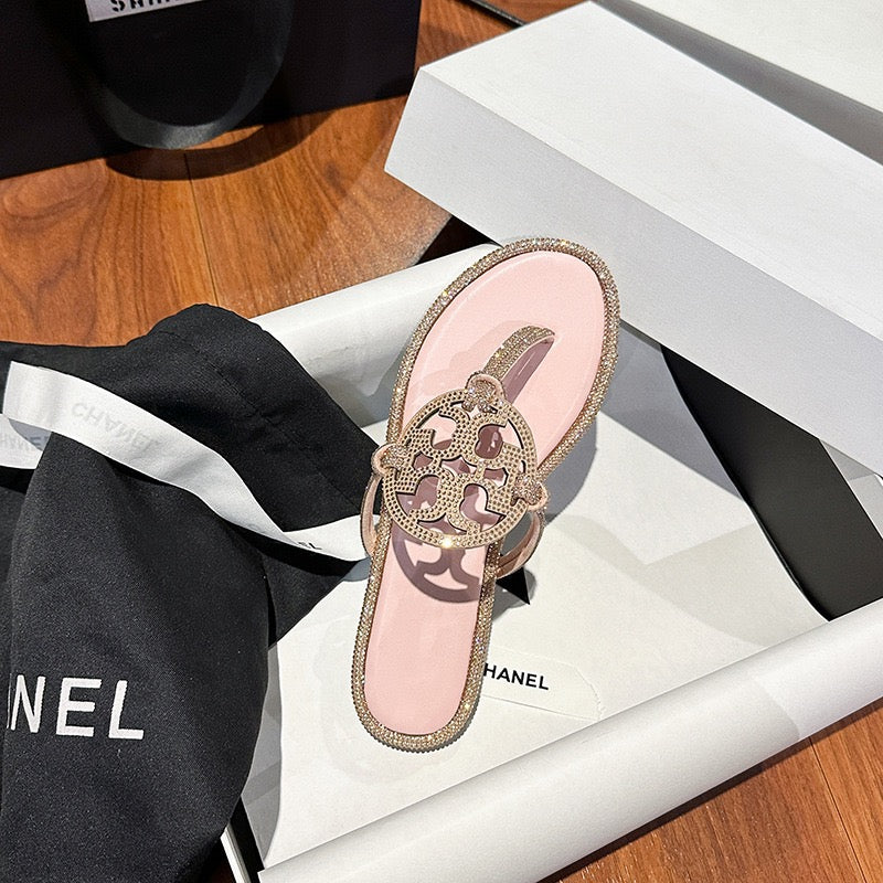 Trending To-ry Bur-ch Slippers Slide for Women