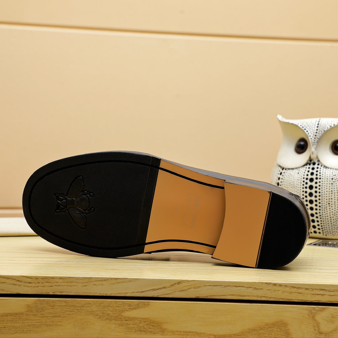 Premium Quality GG Gu-cci Leather Shoes for Men Pre Order