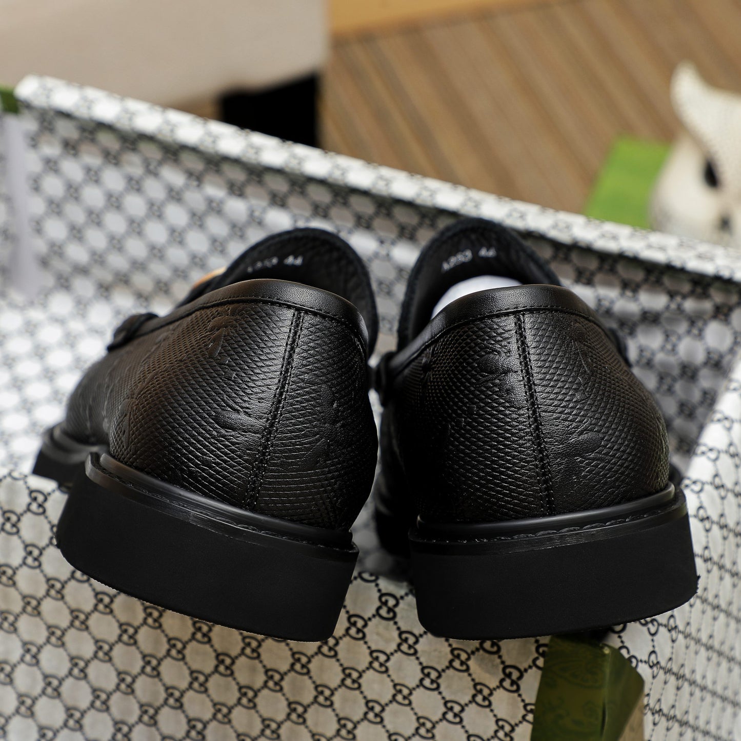 High Quality GG Gu-cci Leather Loafer Shoes for Men Pre Order