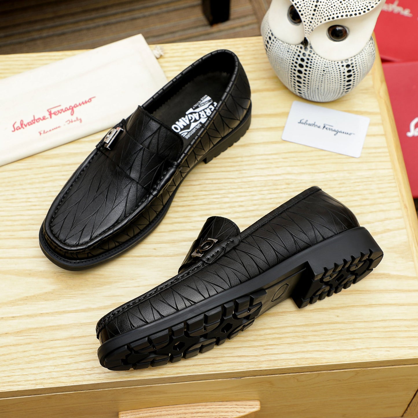 Ferragamo Leather Shoes for Men Pre Order