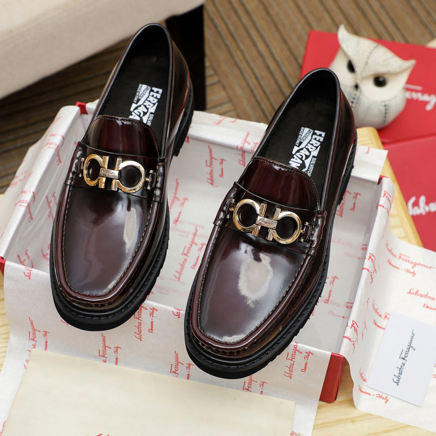 Ferragamo Leather Shoes for Men Pre Order