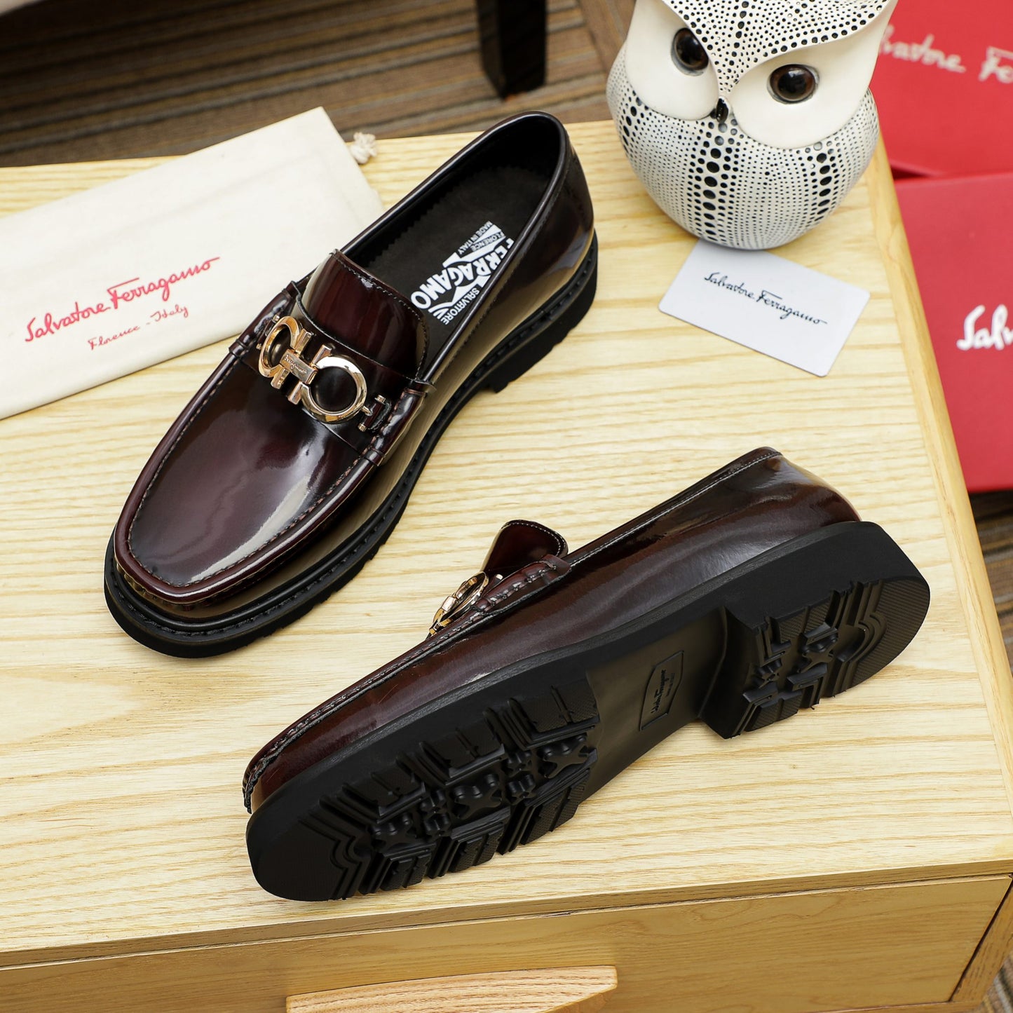 Ferragamo Leather Shoes for Men Pre Order