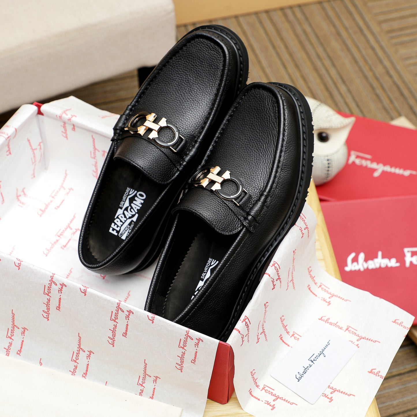 Ferragamo Leather Shoes for Men Pre Order