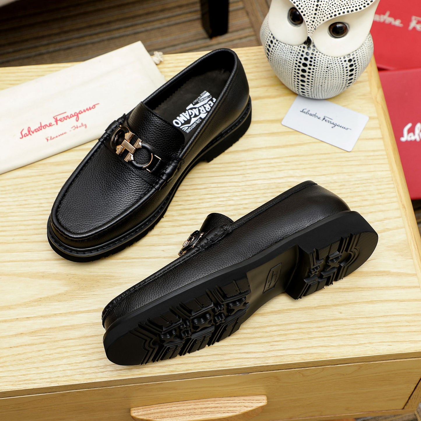 Ferragamo Leather Shoes for Men Pre Order