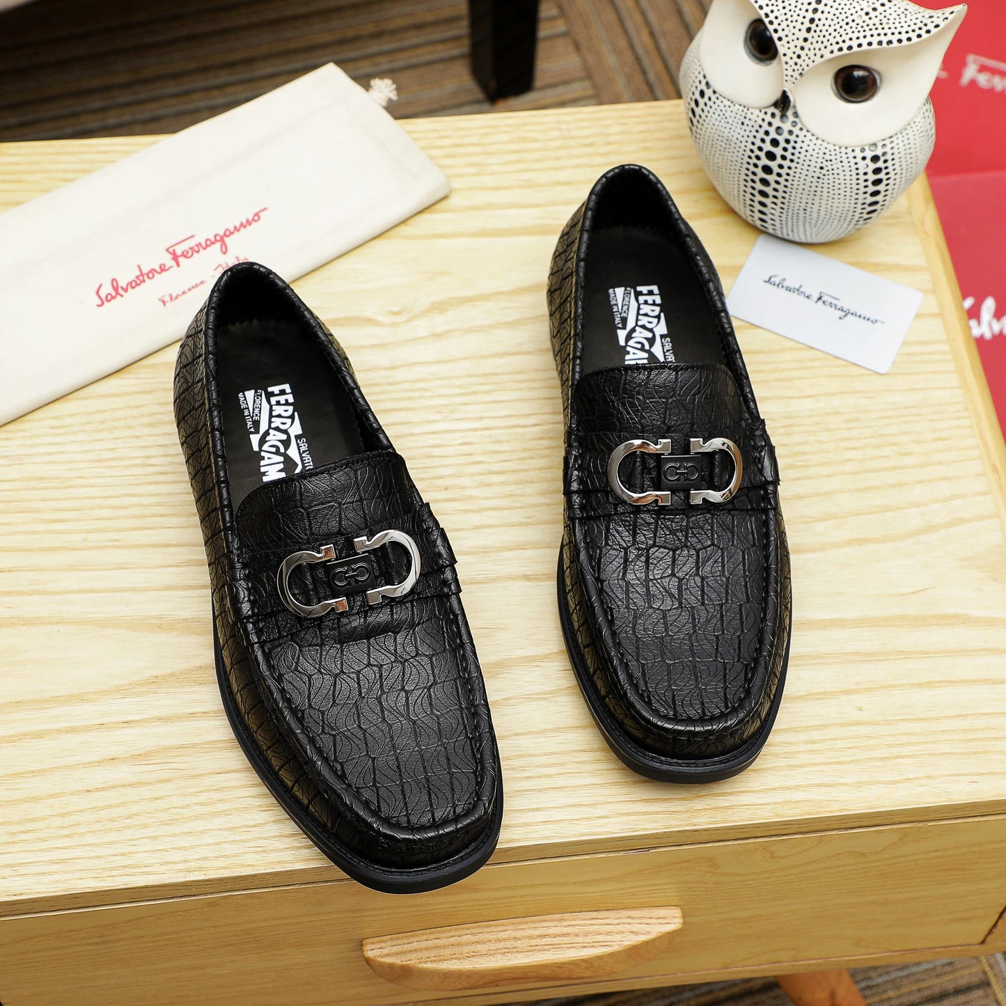 Ferragamo Leather Shoes for Men Pre Order