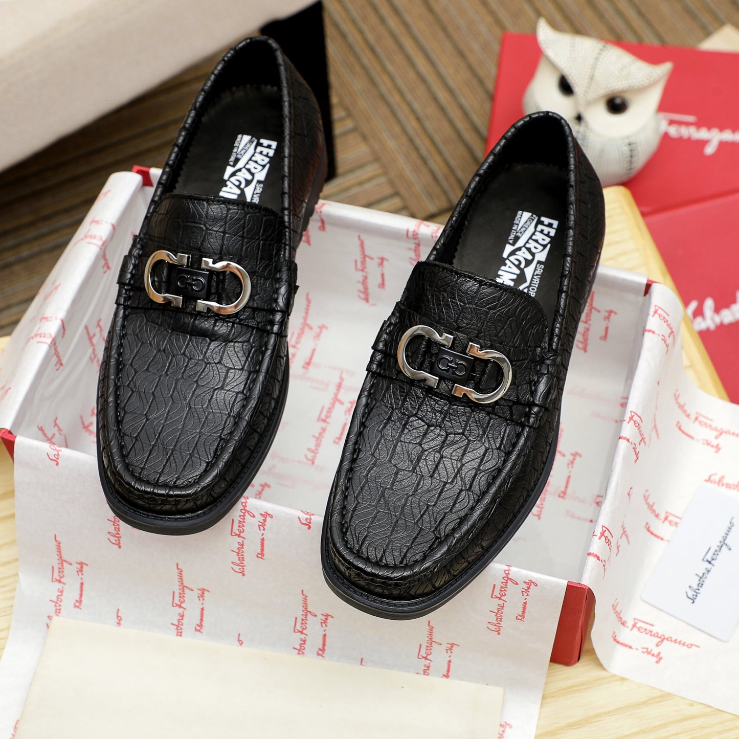 Ferragamo Leather Shoes for Men Pre Order