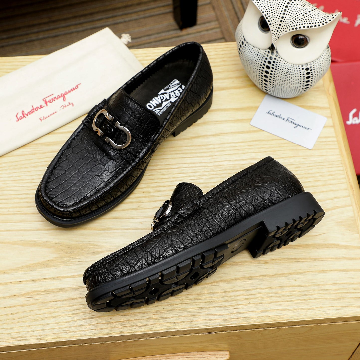 Ferragamo Leather Shoes for Men Pre Order