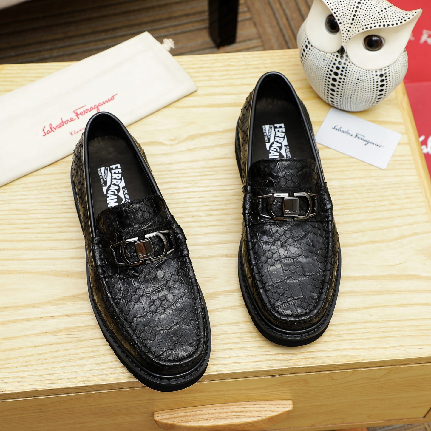 Ferragamo Leather Shoes for Men Pre Order