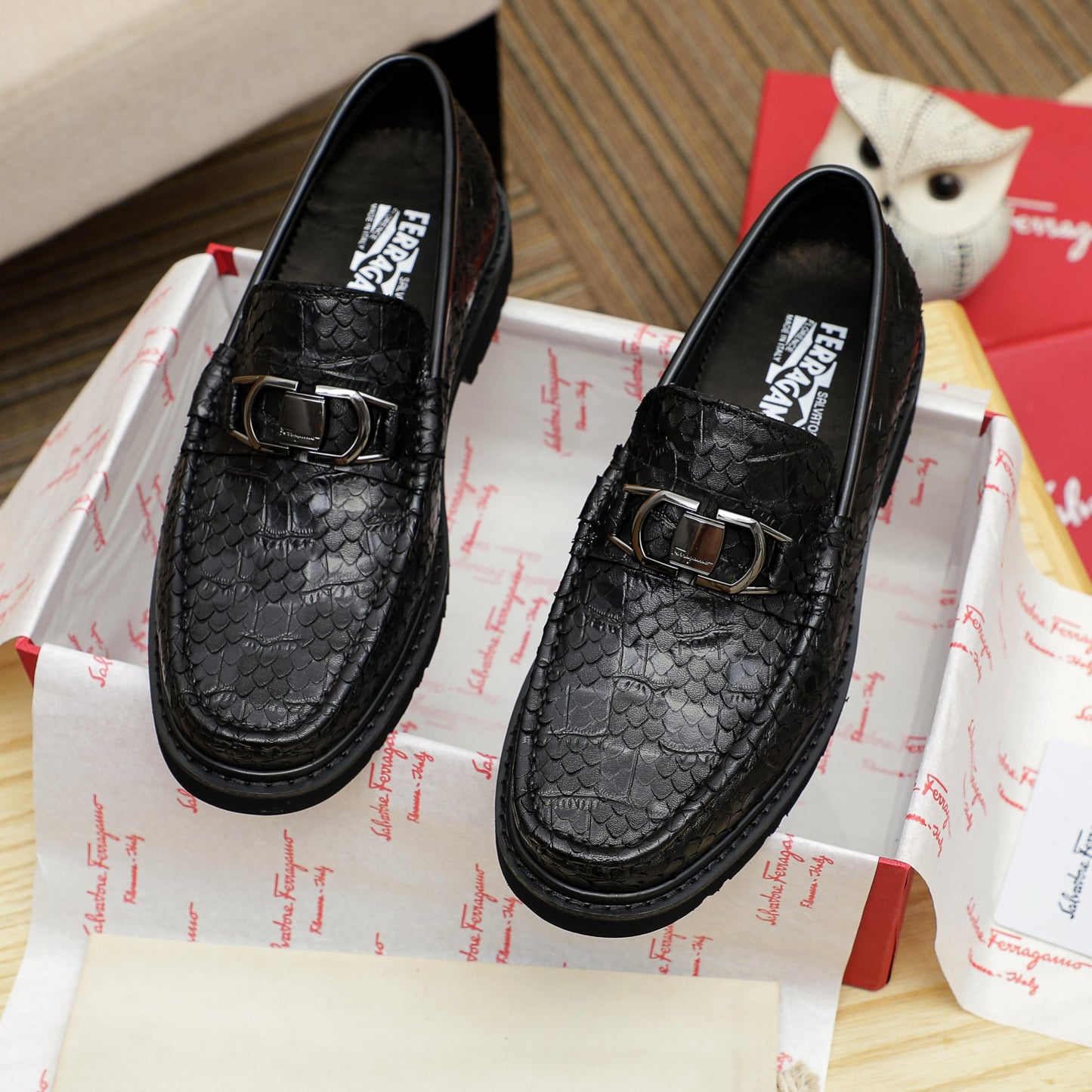 Ferragamo Leather Shoes for Men Pre Order