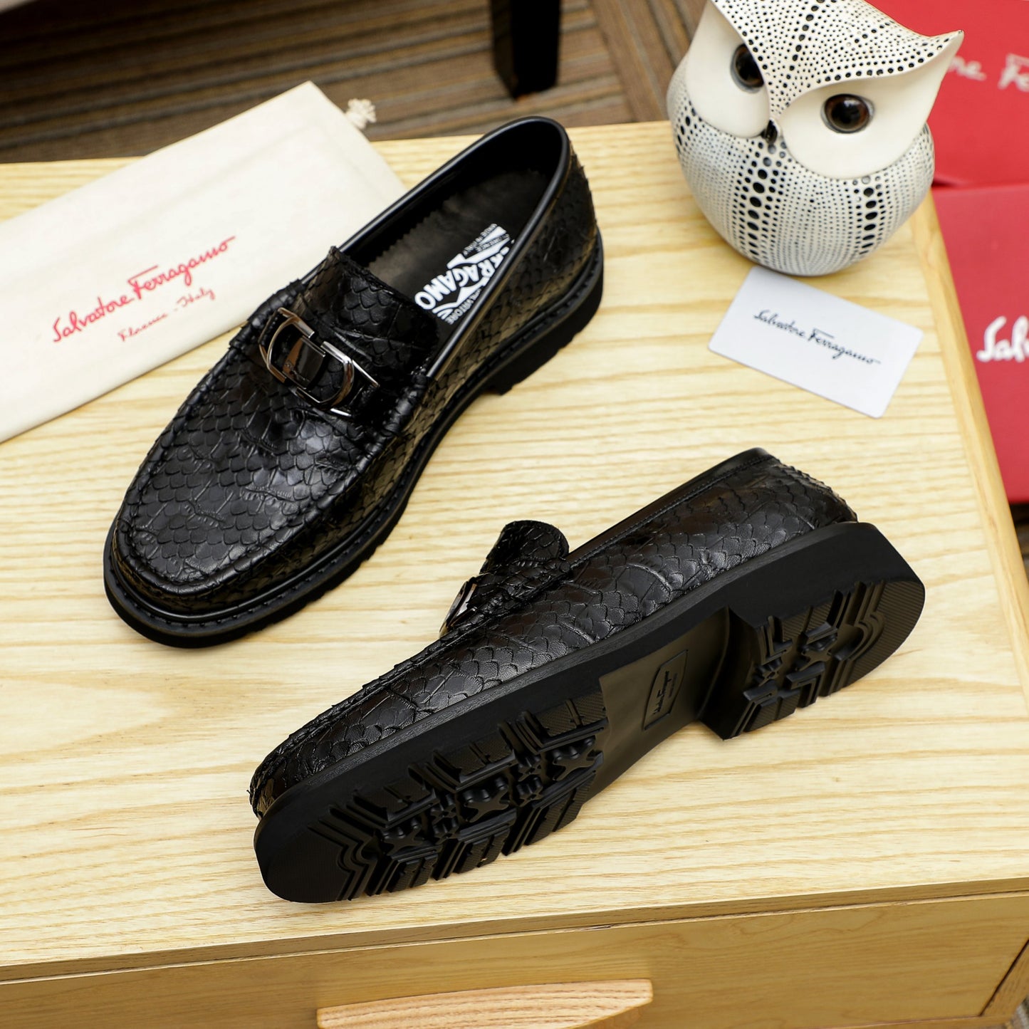 Ferragamo Leather Shoes for Men Pre Order