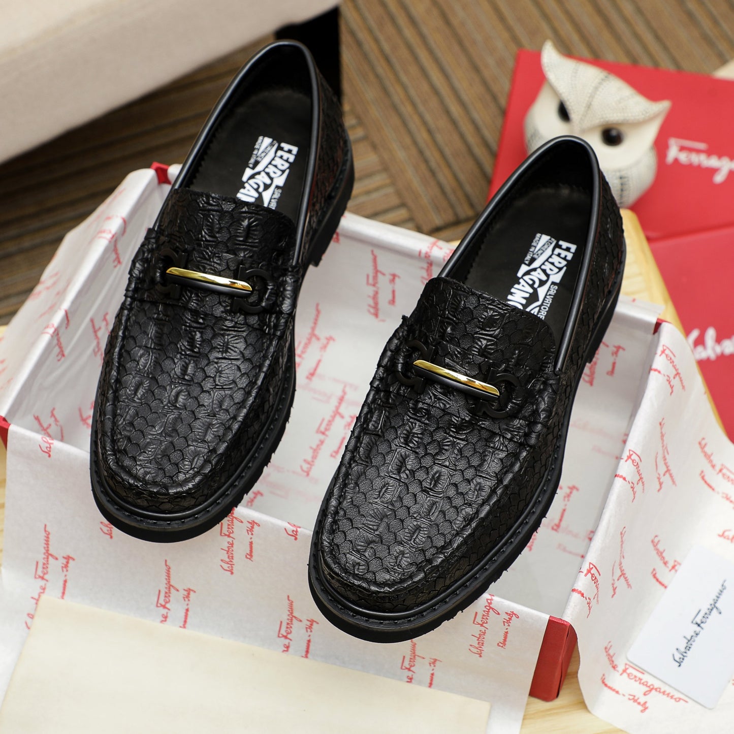 Ferragamo Leather Shoes for Men Pre Order