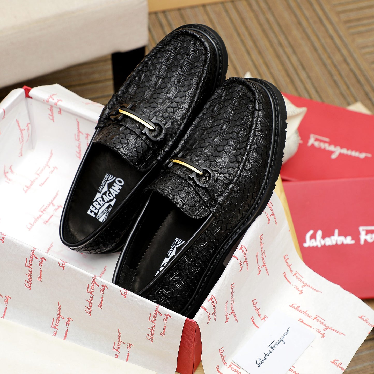 Ferragamo Leather Shoes for Men Pre Order