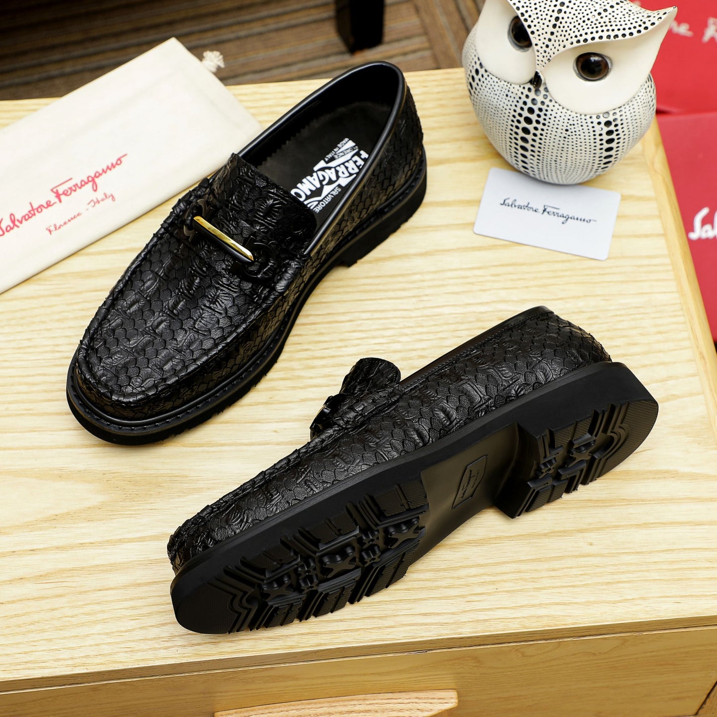 Ferragamo Leather Shoes for Men Pre Order