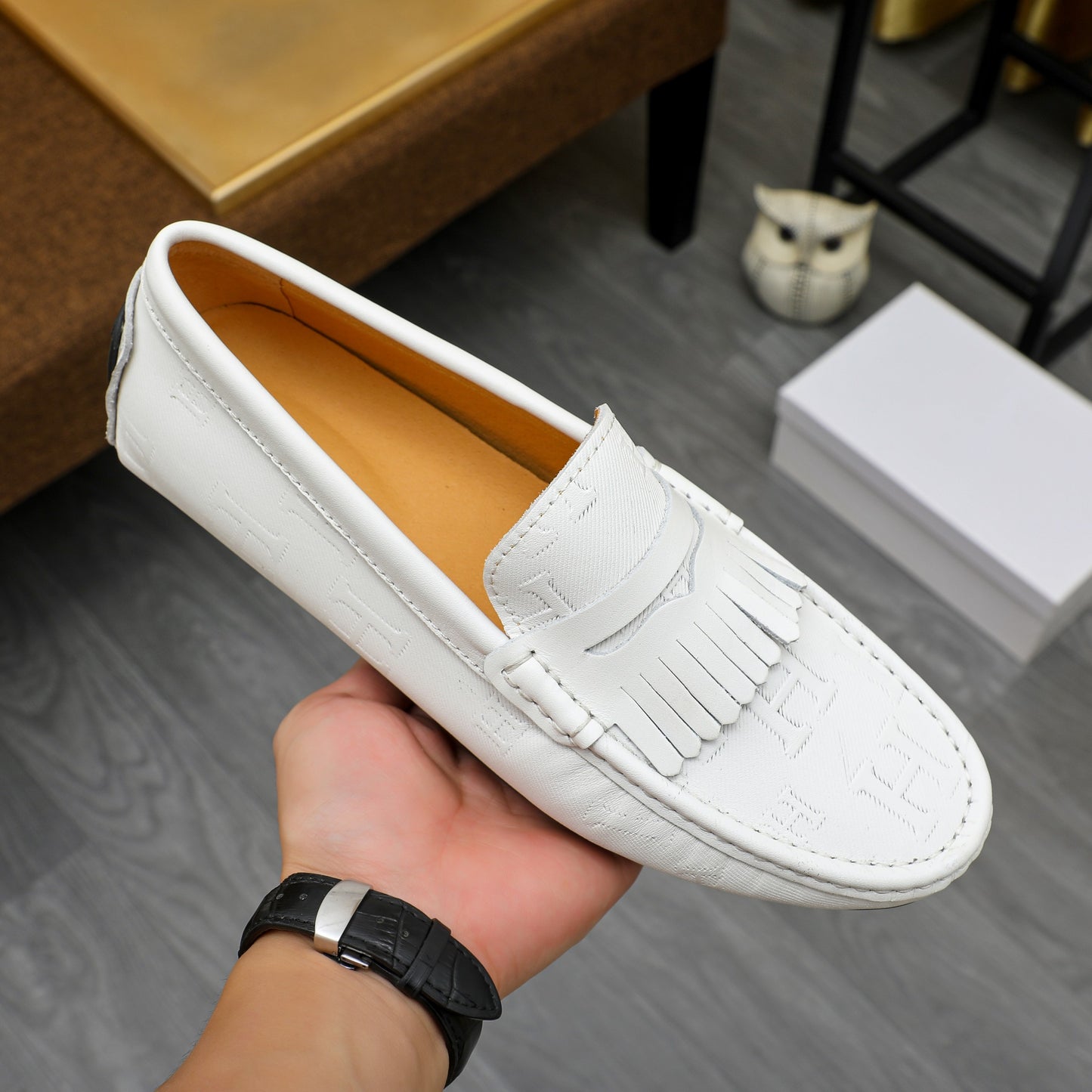 1:1 Quality Her-Mes Loafers for Men Pre Order