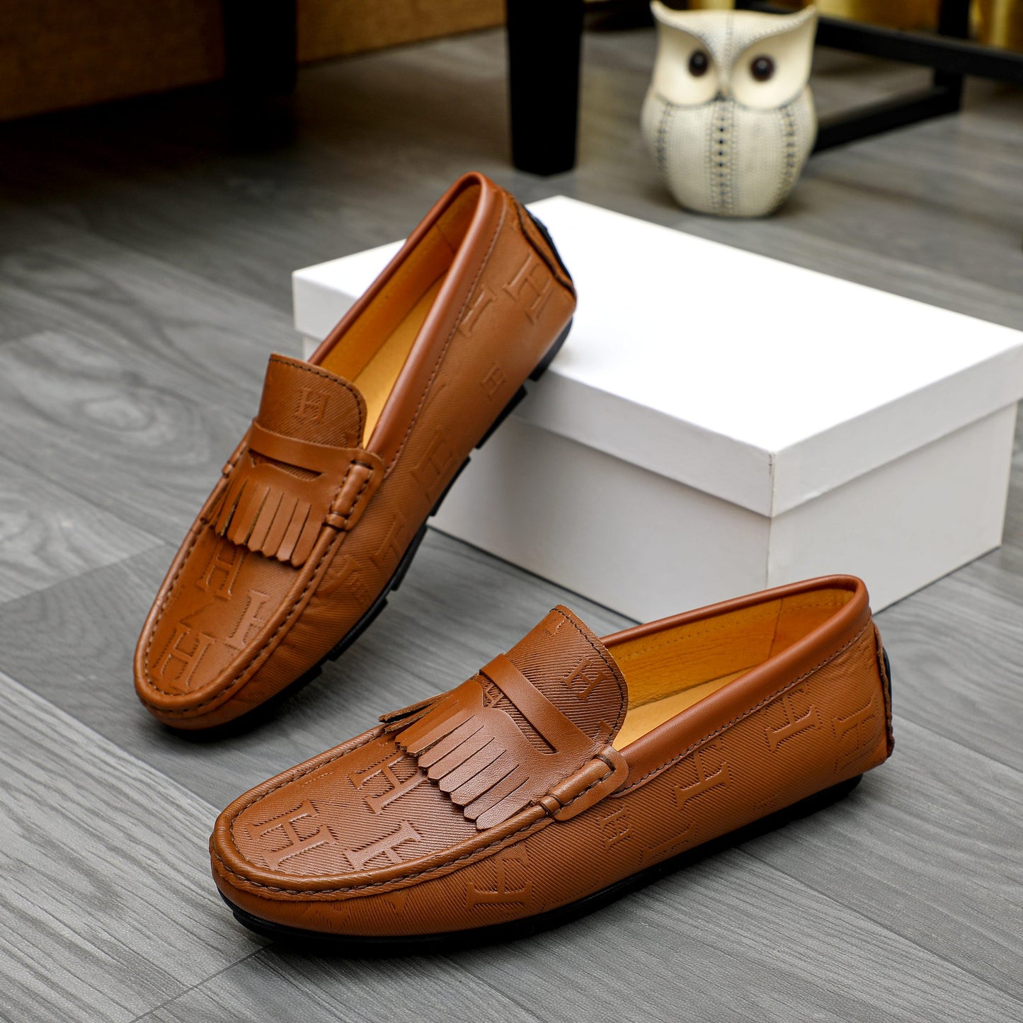 1:1 Quality Her-Mes Loafers for Men Pre Order