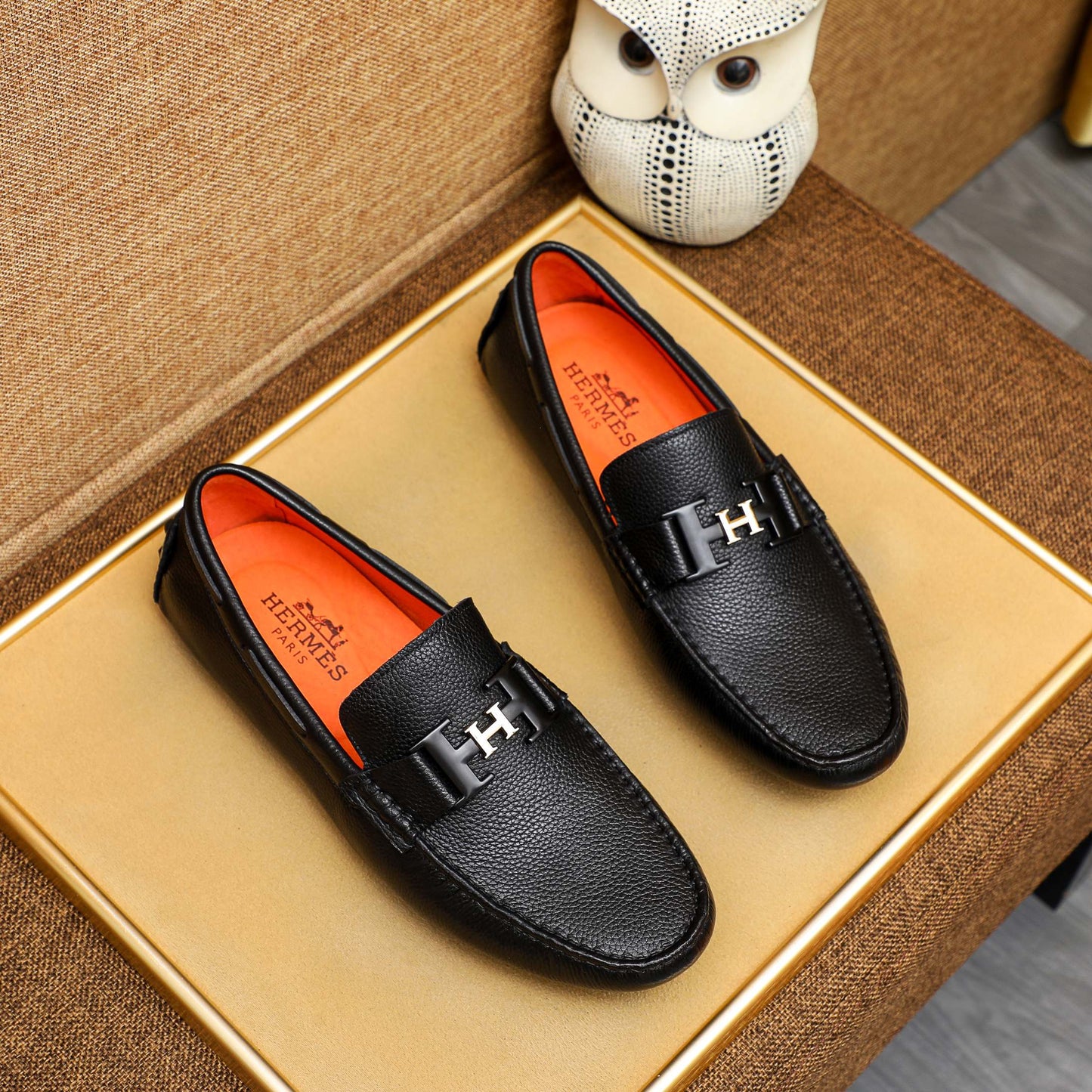 Her-Mes Premium Quality Loafers for Men Pre Order