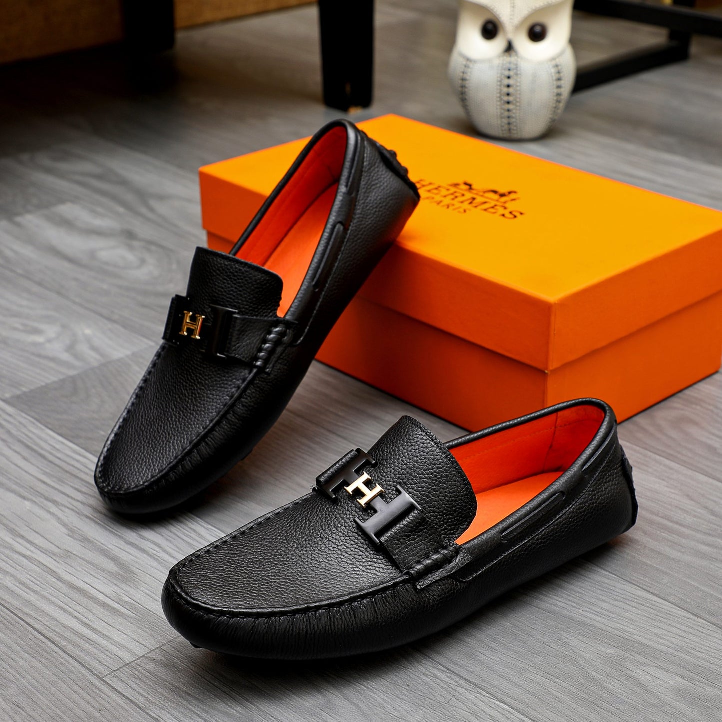 Her-Mes Premium Quality Loafers for Men Pre Order