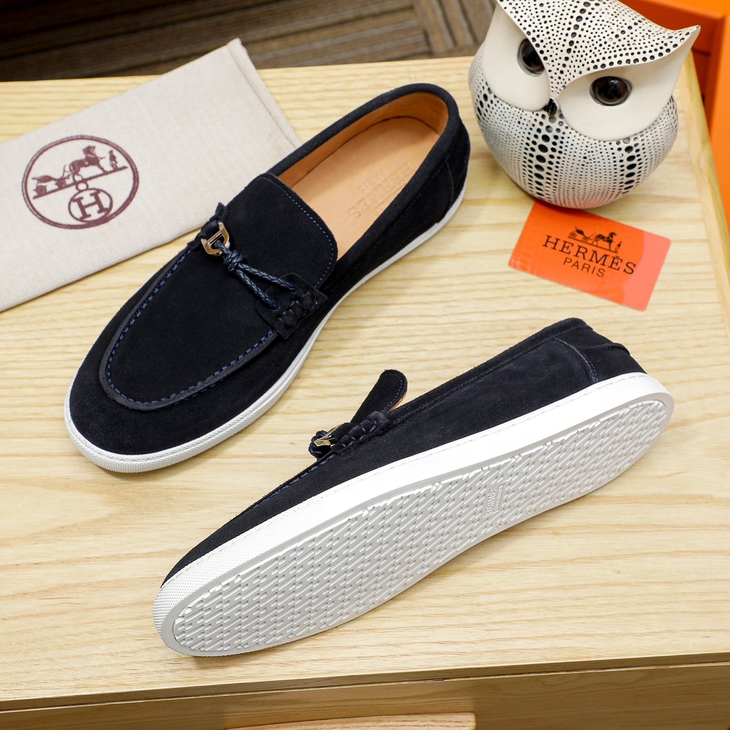 Her-mes Premium Quality Loafers for Men Pre Order