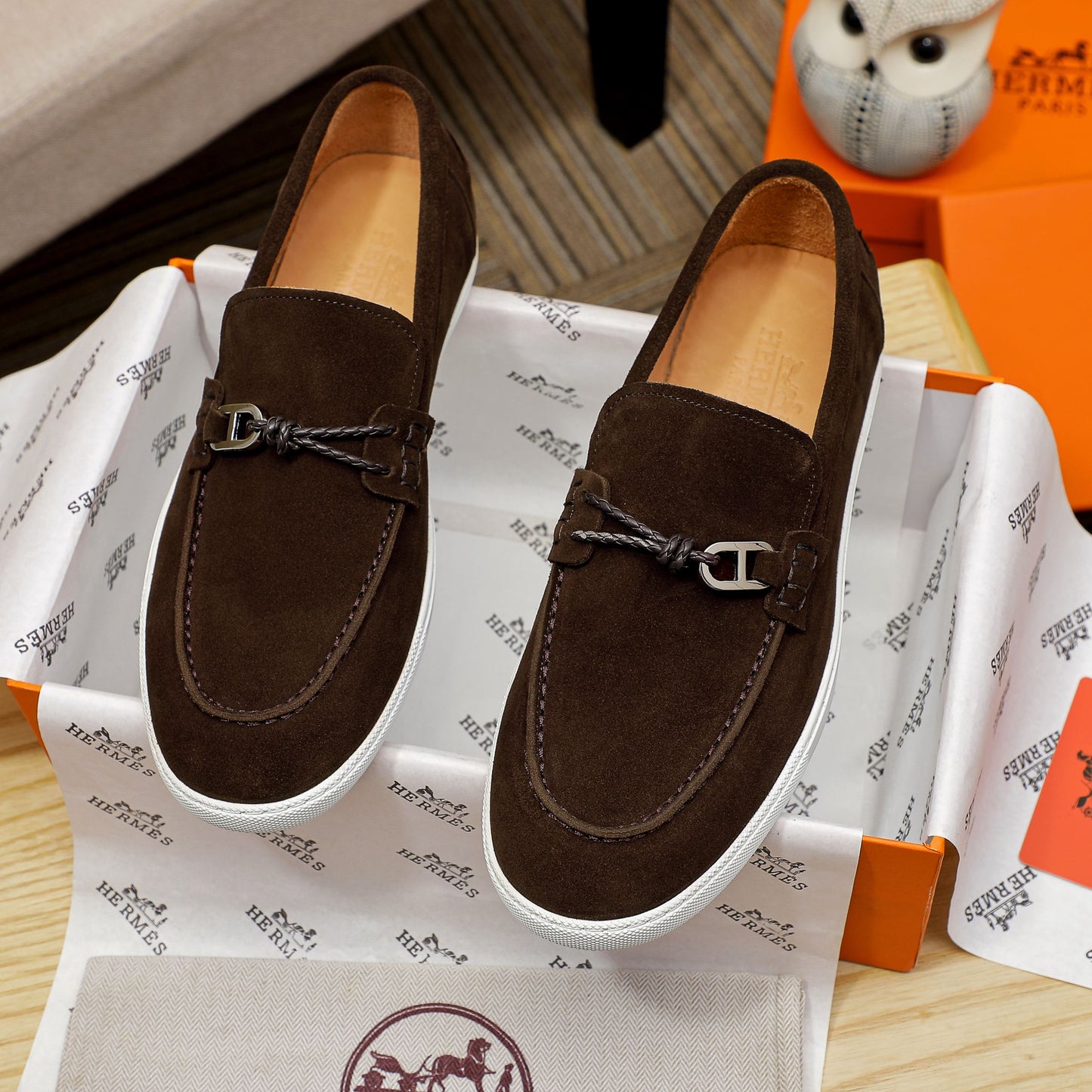 Her-Mes Premium Quality Loafers for Men Pre Order