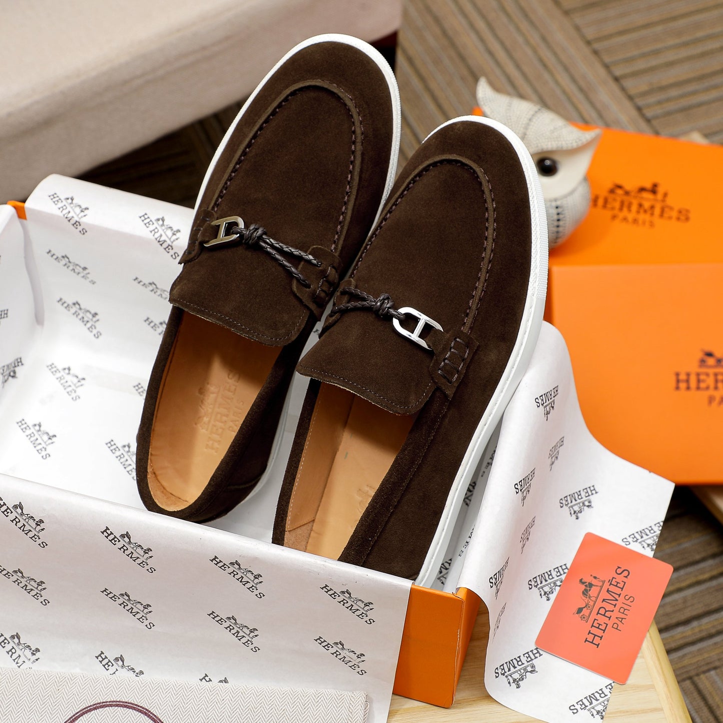 Her-Mes Premium Quality Loafers for Men Pre Order