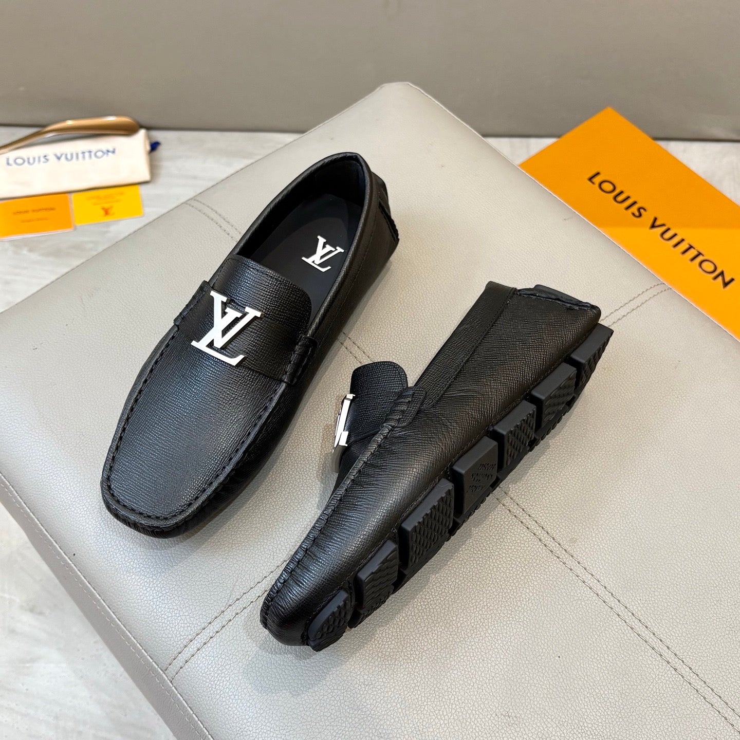 LvE 1:1 Premium Loafer Shoes for Men available on Pre Order