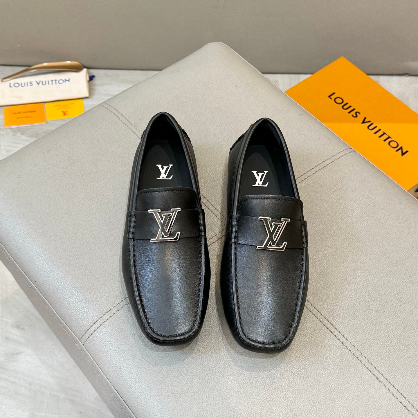 1:1 Lvi Premium Loafer Shoes for Men Pre Order