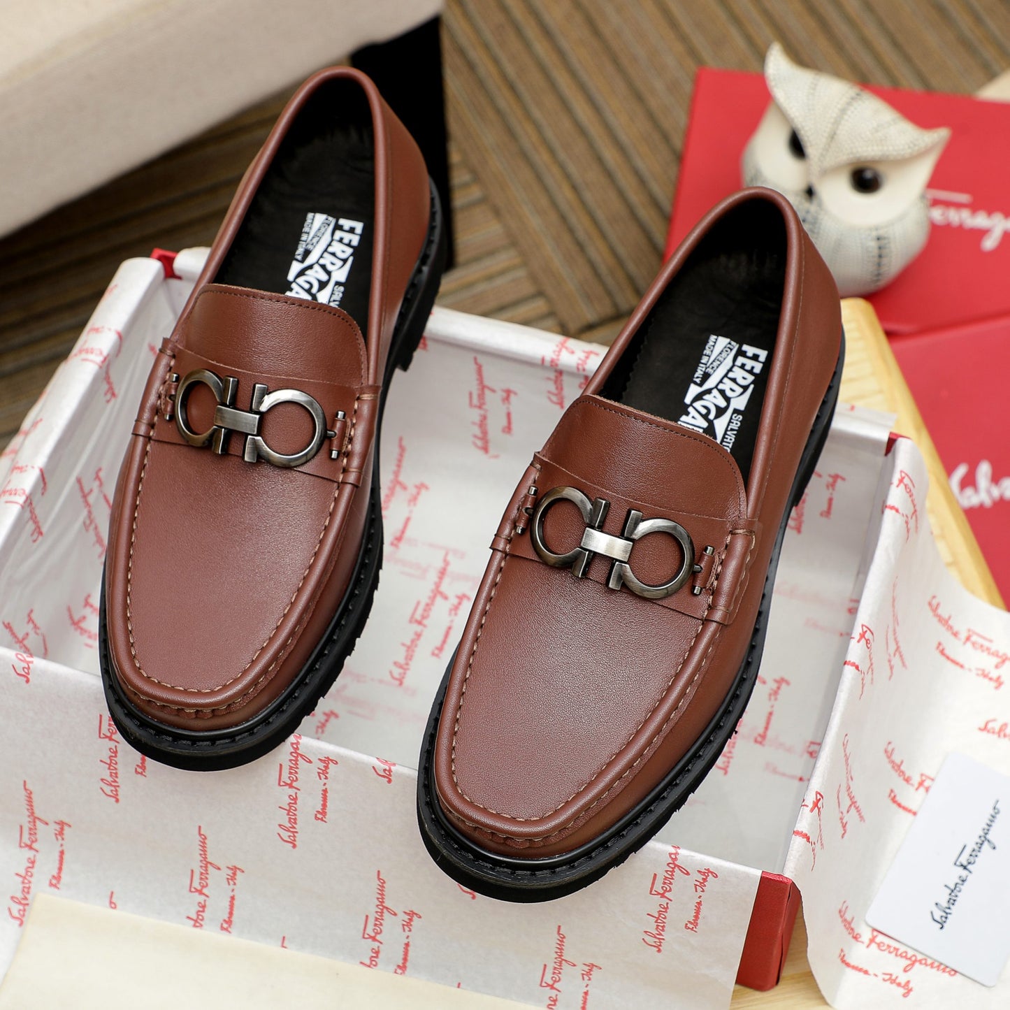 Ferragamo Leather Shoes for Men Pre Order