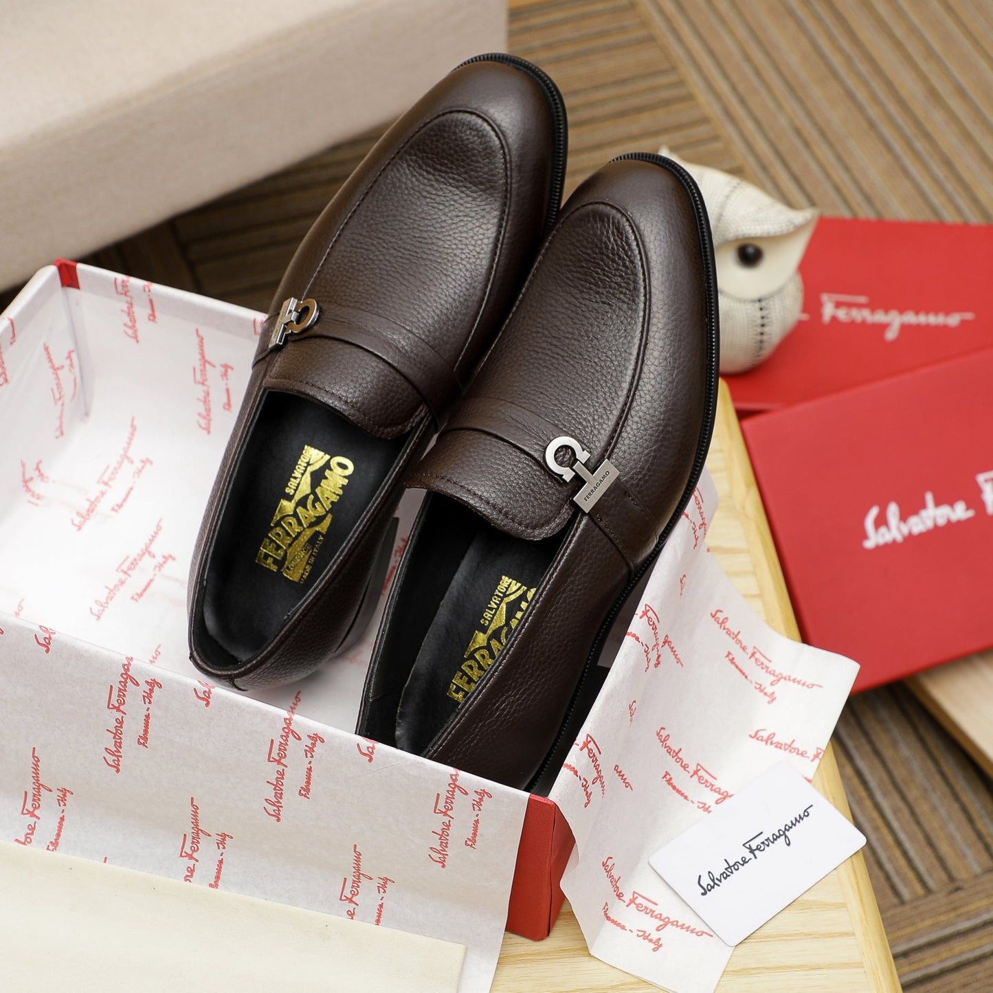 Ferragmo Leather Shoes for Men Pre Order