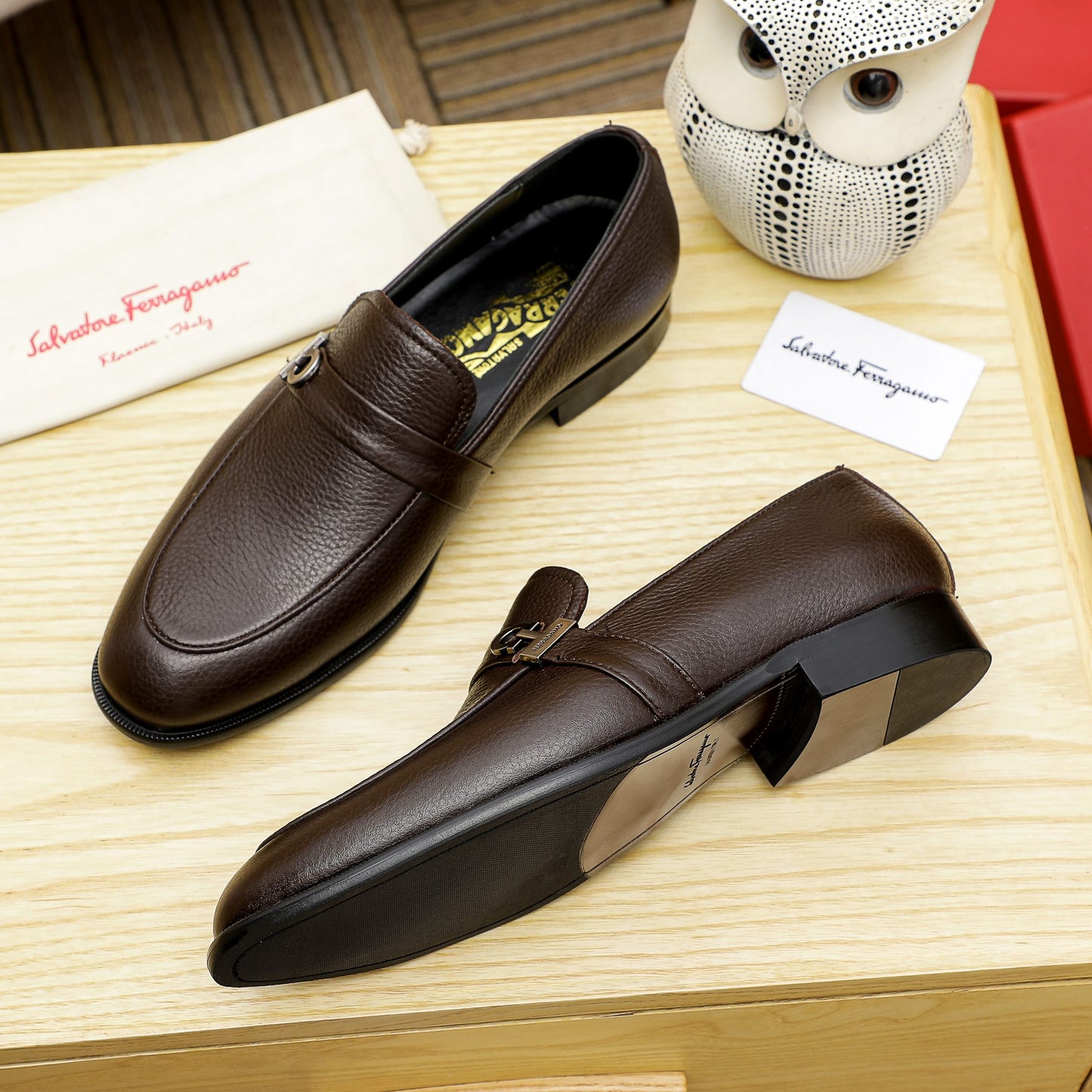 Ferragmo Leather Shoes for Men Pre Order