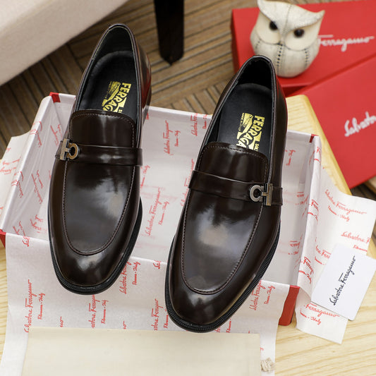 Ferrgamo Leather Shoes for Men Pre Order