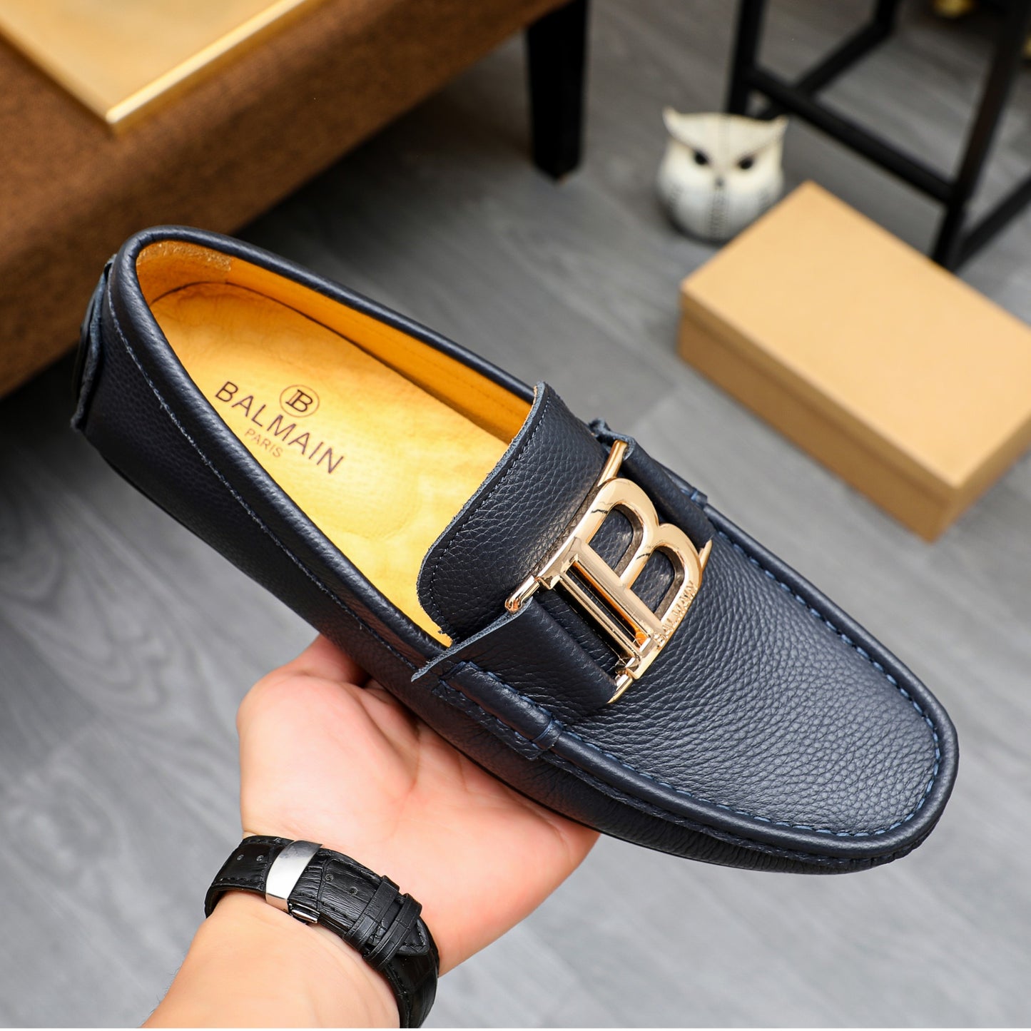 Balmain Loafer Shoes for Men Pre Order