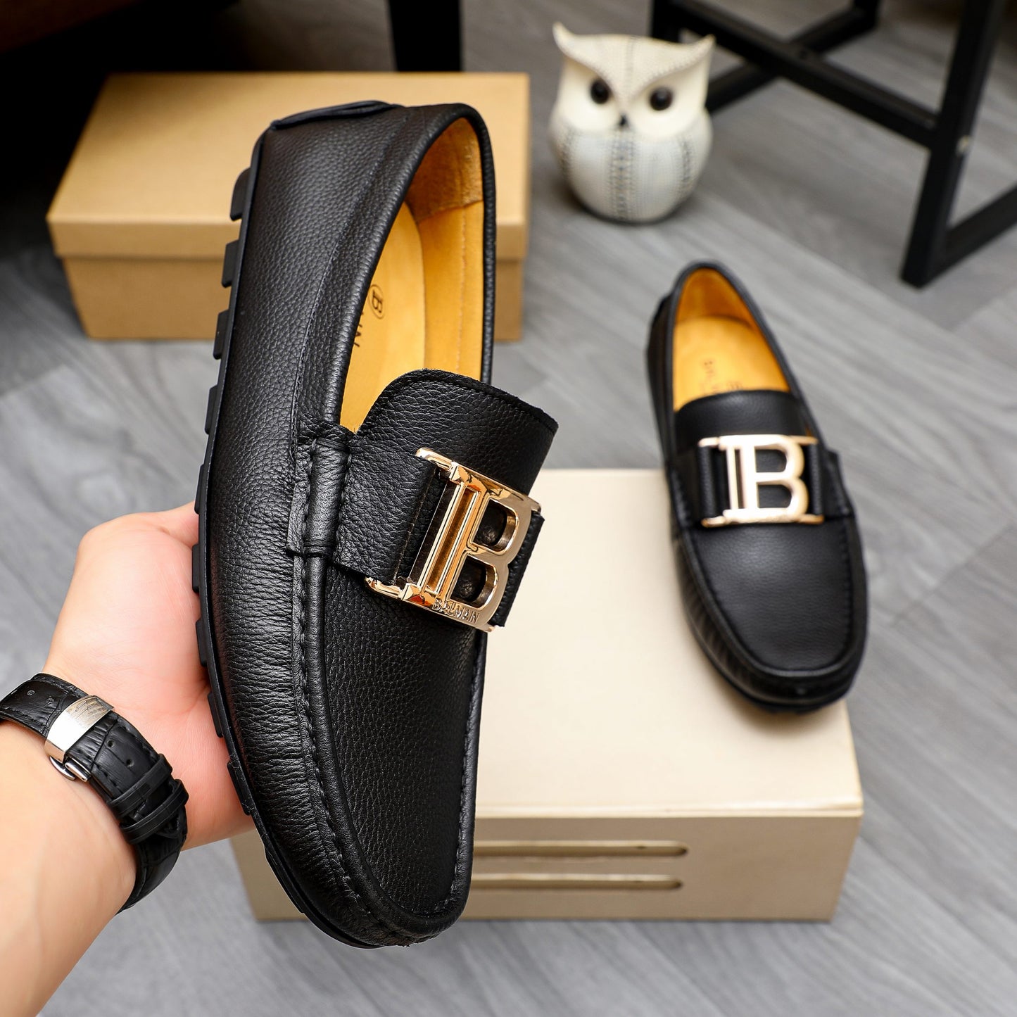 Balmain Loafer Shoes for Men Pre Order