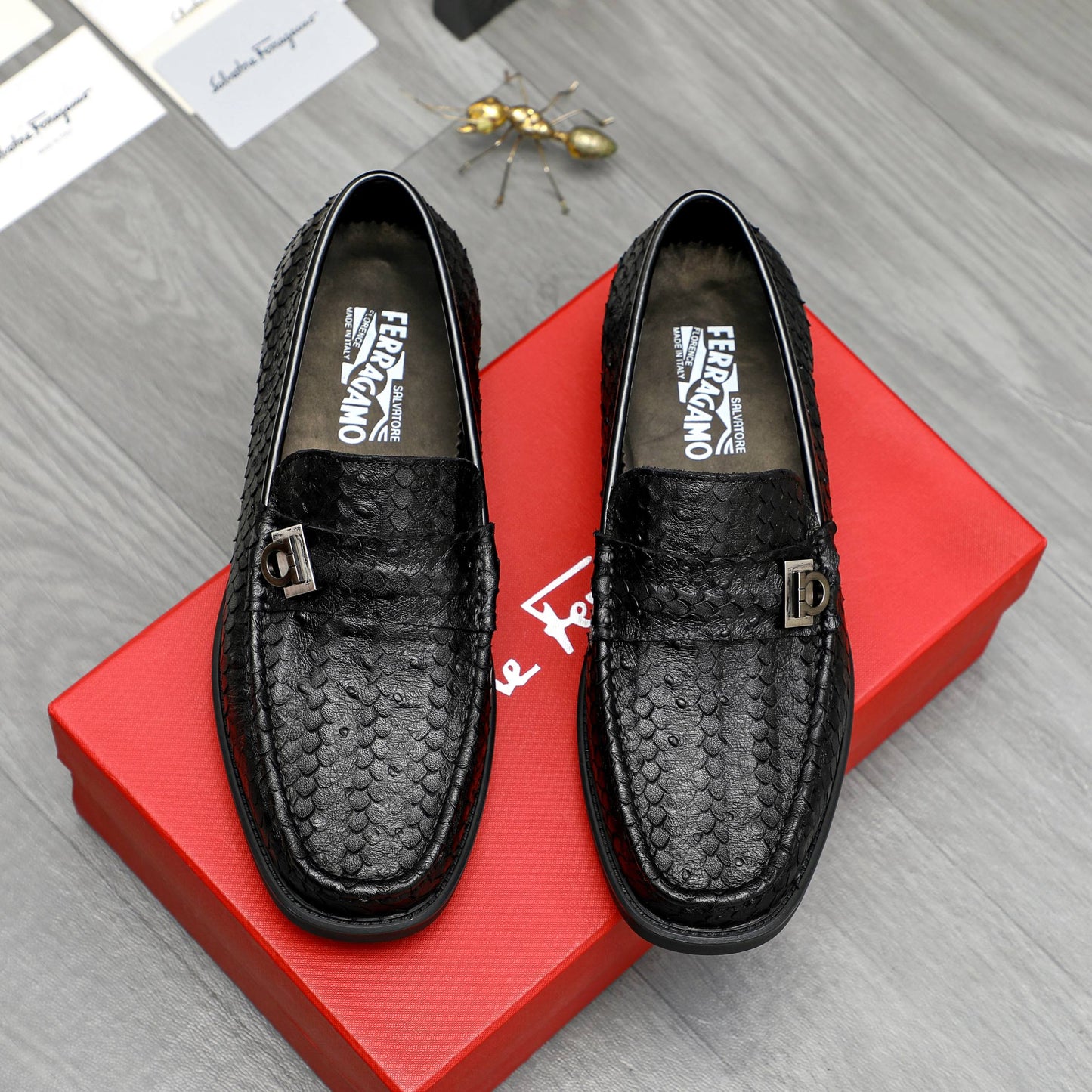Ferrgamo Leather Shoes for Men Pre Order