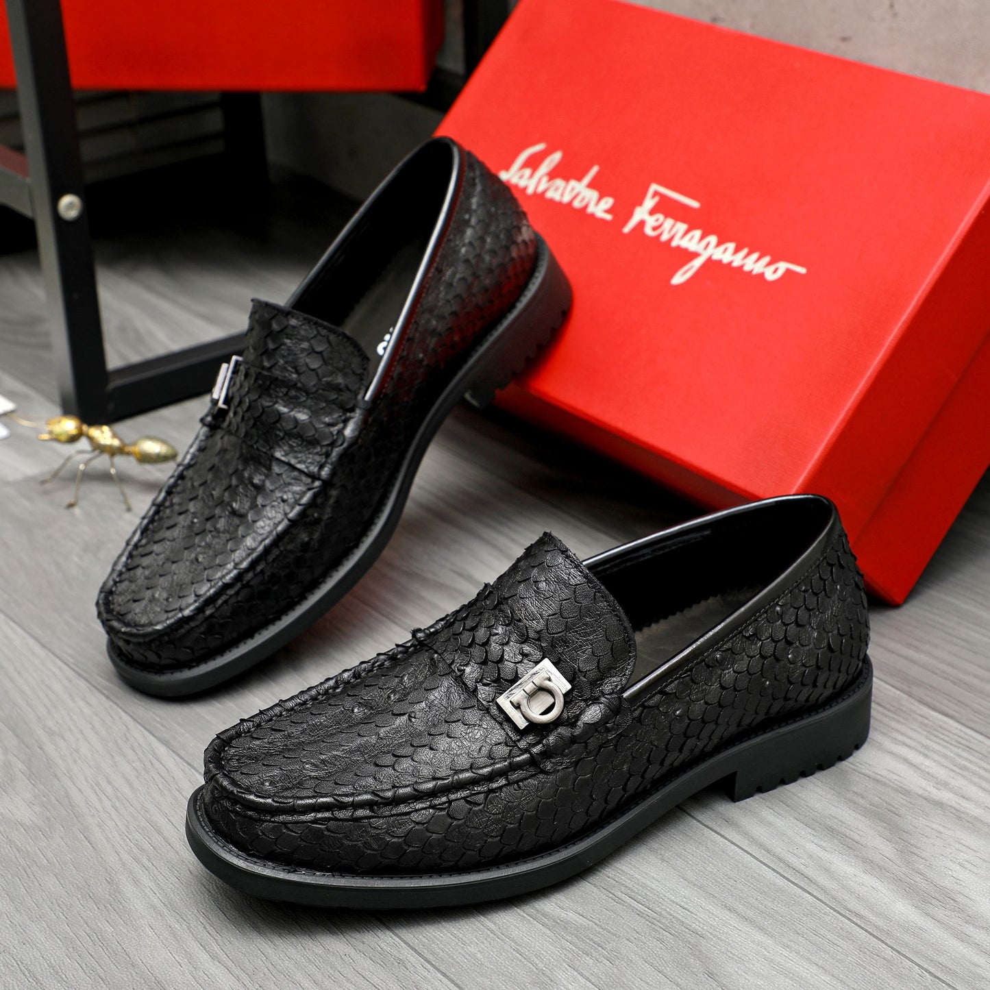 Ferrgamo Leather Shoes for Men Pre Order