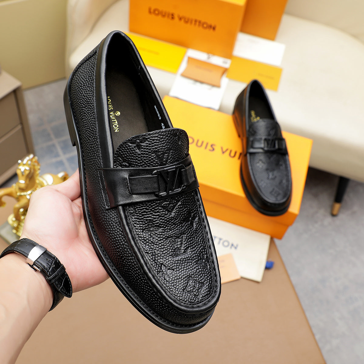 LVE Premium Leather Shoes for Men on Pre Order