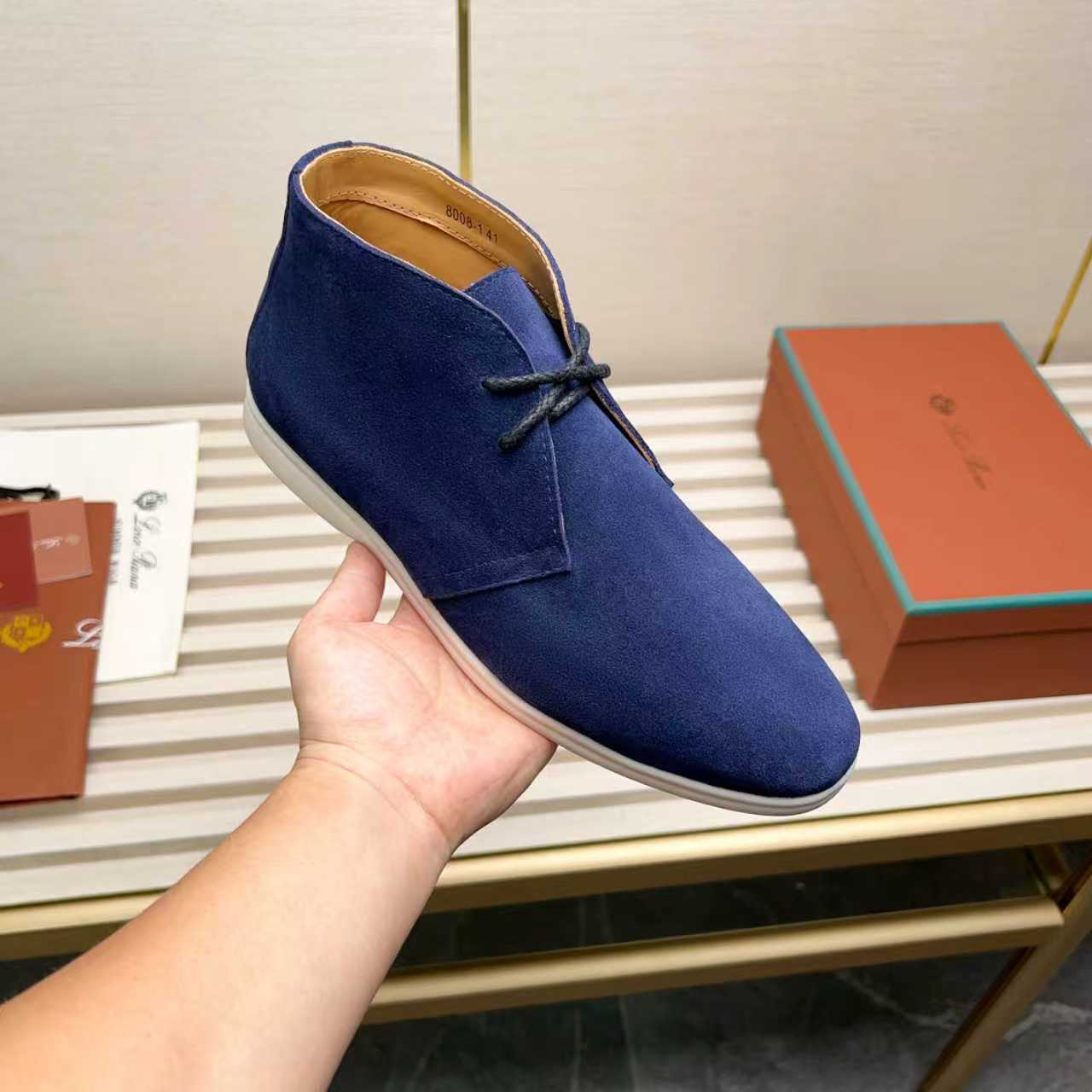 LP Genuine Suede Chukka Boots for Men