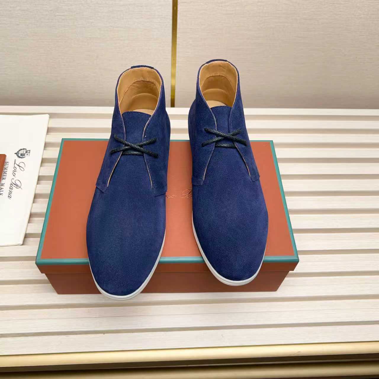 LP Genuine Suede Chukka Boots for Men