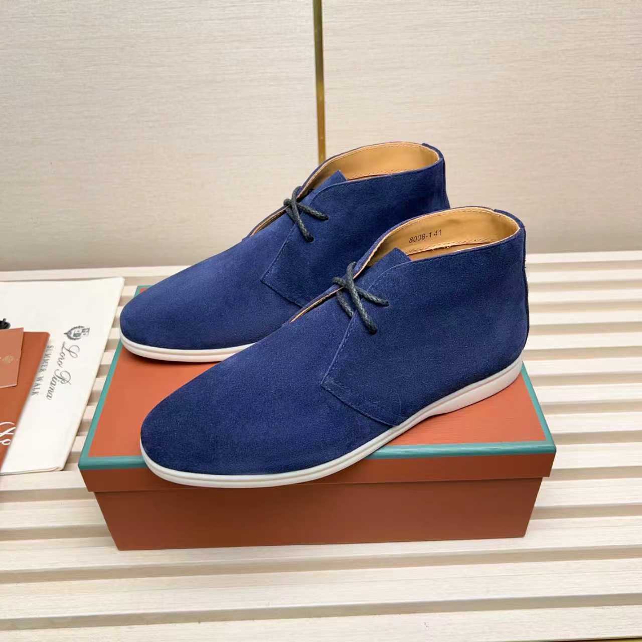 LP Genuine Suede Chukka Boots for Men