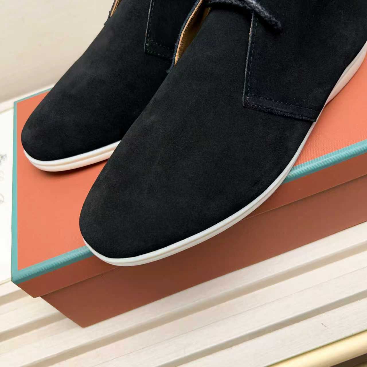 L P Genuine Suede Chukka Boots for Men