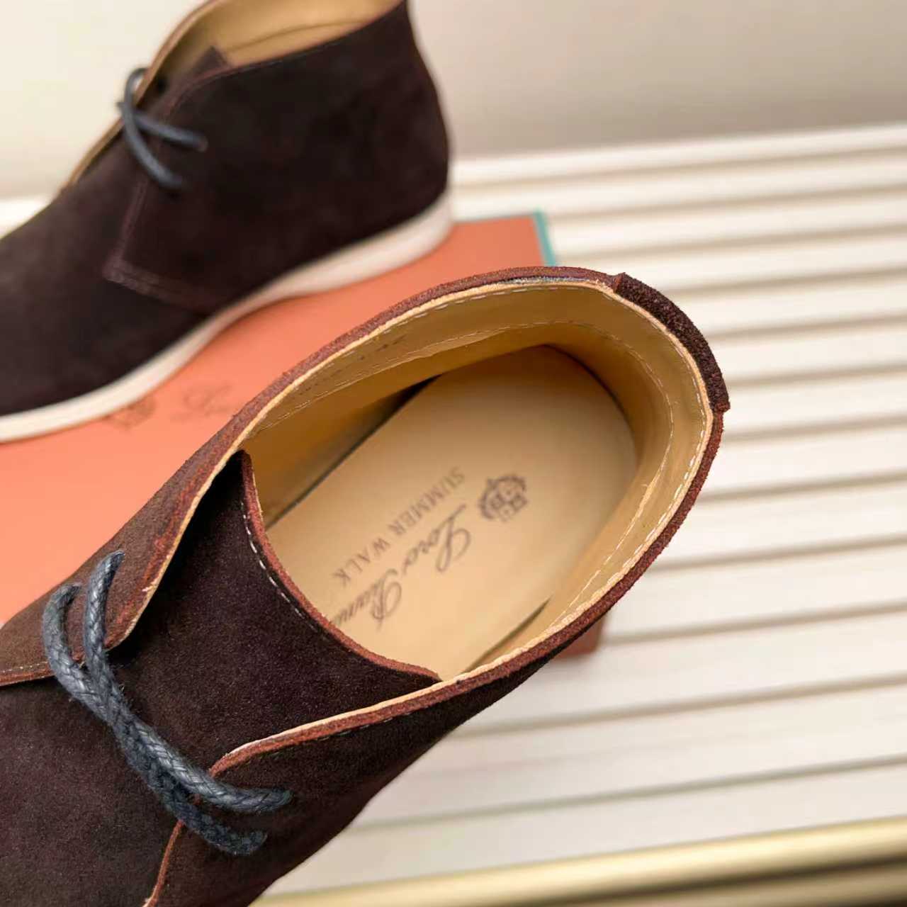 L-P Genuine Suede Chukka Boots for Men Pre Order